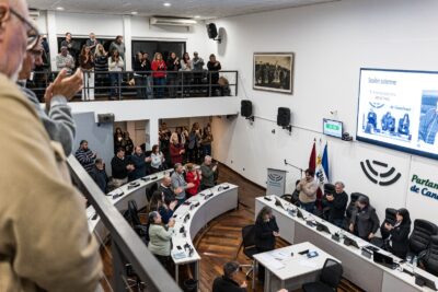 La Junta Departamental de Canelones homenajeó a Nathali Muniz en una sesión extraordinaria