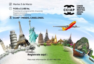 Charla abierta junto a DHL para impulsar emprendimientos y exportaciones