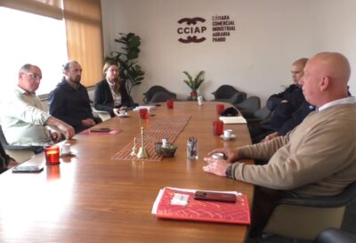 Reunión entre la Cámara Comercial y nuevas autoridades policiales