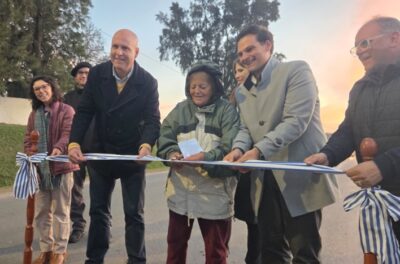 Camino Las Piedritas quedó inaugurado