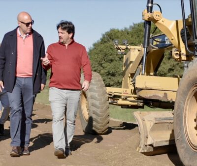 Avanzan obras viales en Soca y San Luis en el marco del plan de caminería rural
